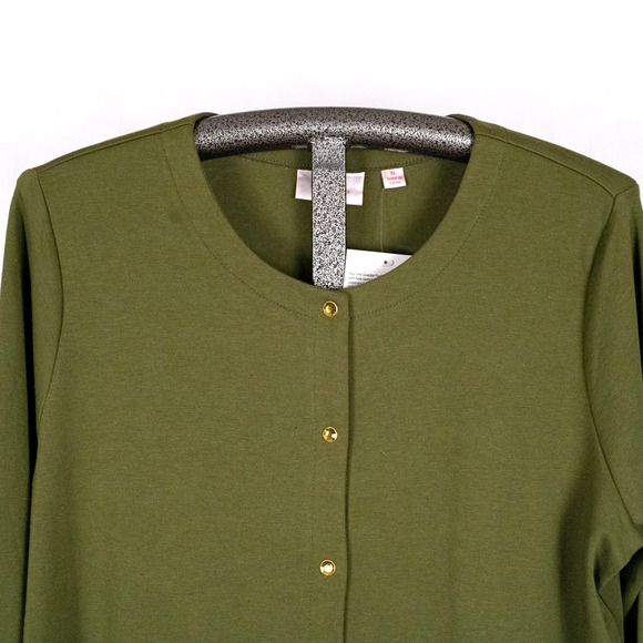 Quacker Factory Knit Cardigan XL Fall Pumpkin Sunflower Holiday Cozy Fall Cabin - Picture 2 of 7